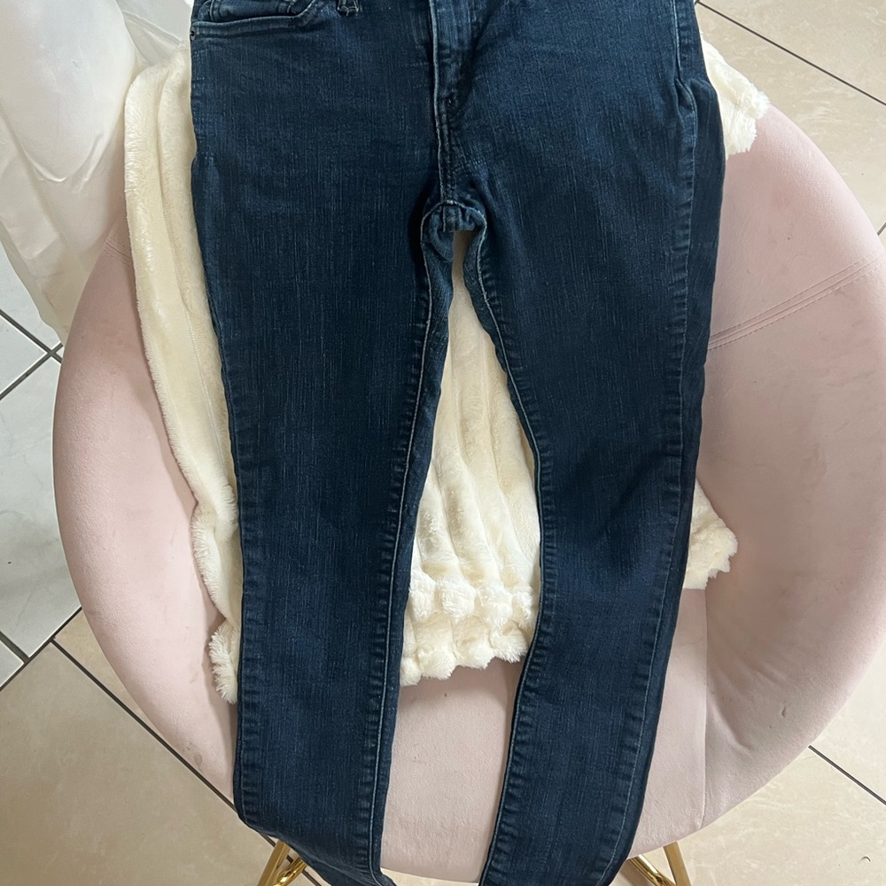 Levi's Women's Deep Blue Skinny Jeans